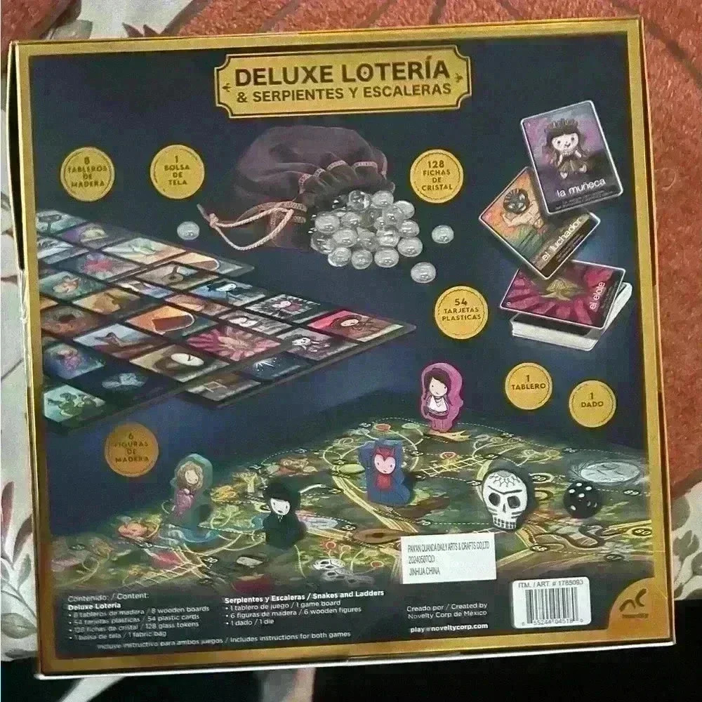 Deluxe Loteria & Serpientes y Escaleras game - Picture 4 of 6